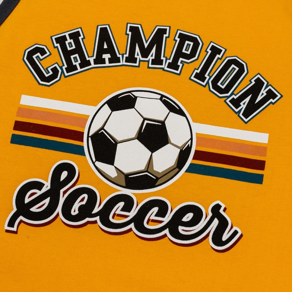 Bộ bé trai sát nách Animo Easy HN0325004 (1-4Y,Vàng-xám,TT02)