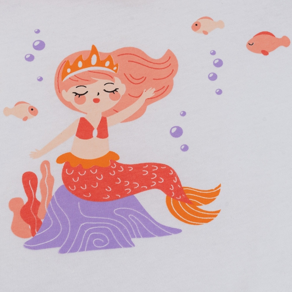 Bộ bé gái ngắn Animo Easy TX0325023 (1-4Y,Trắng-đỏ,TT02)