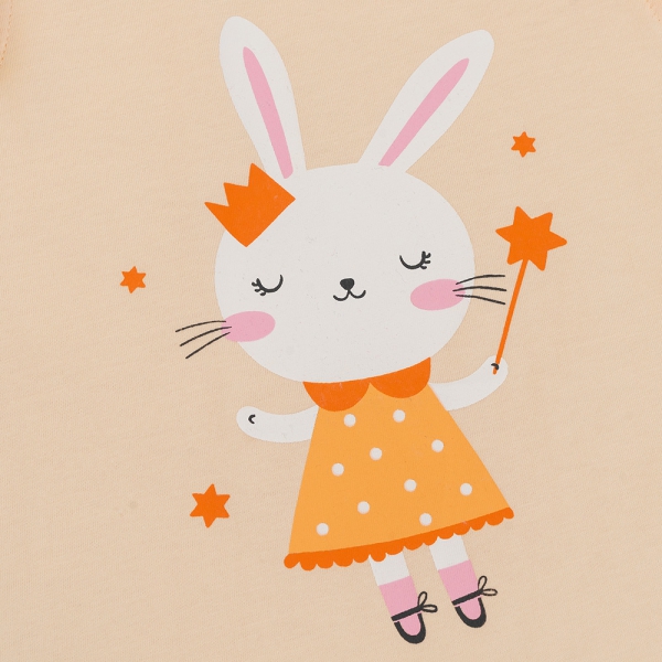 Bộ bé gái ngắn Animo Easy TX0325018 (1-4Y,Kem-vàng,TT02)