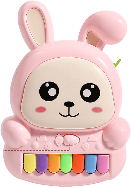 Đàn piano hình thỏ con đáng yêu CY622595 C412 (Hồng)