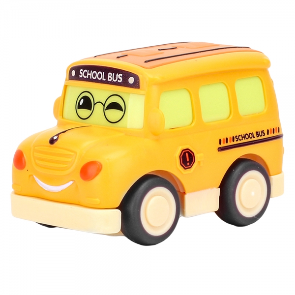 Xe chạy trớn hoạt hình đội nón mặt cười dễ thương RFD619772 C412 (Vàng)