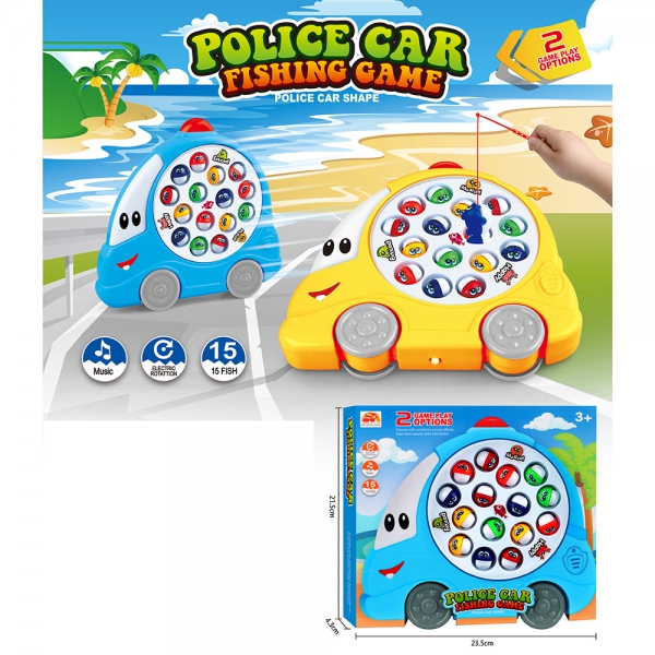 Bộ câu cá hình xe mặt cười dễ thương có phát nhạc HW24114072 C412 (Vàng)