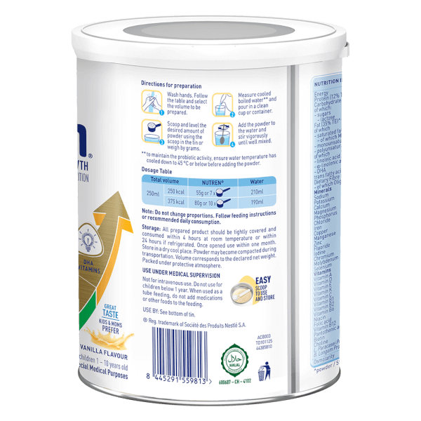 Thực phẩm dinh dưỡng Nutren Junior 400g (1-10 tuổi)