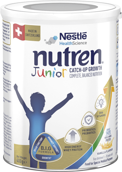 Thực phẩm dinh dưỡng Nutren Junior 400g (1-10 tuổi)
