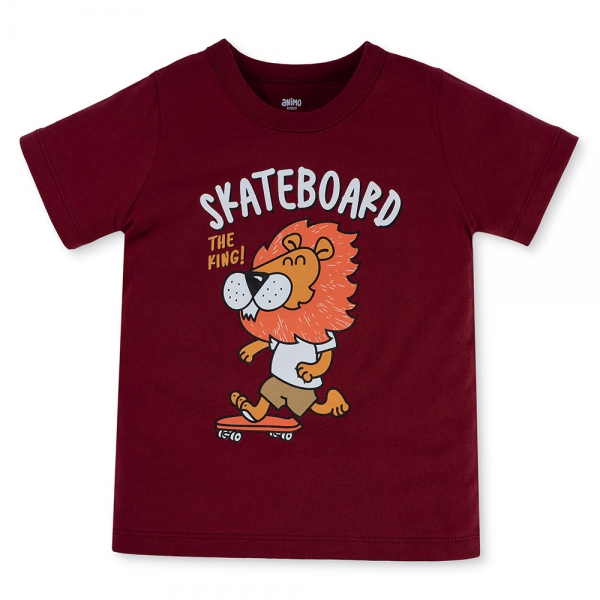 Bộ bé trai ngắn Animo Easy HN0325038 (1-4Y,Đỏ-be,DD02)