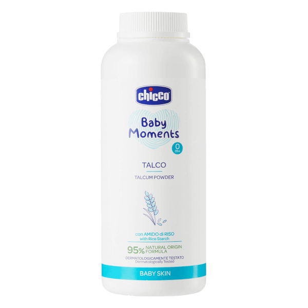 Phấn rôm tinh bột gạo Chicco 0M+ 150gr