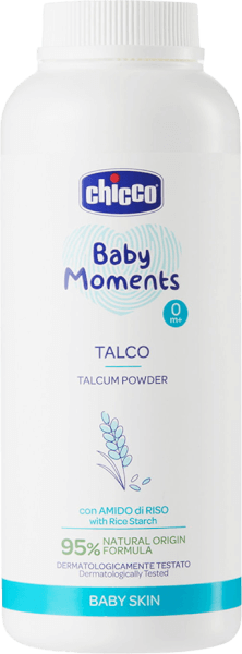 Phấn rôm tinh bột gạo Chicco 0M+ 150gr