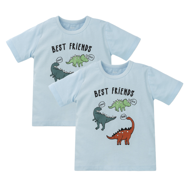 Combo 2 Áo bé trai tay ngắn Animo Easy HN0325062 (1Y,Xanh biển,NN02)