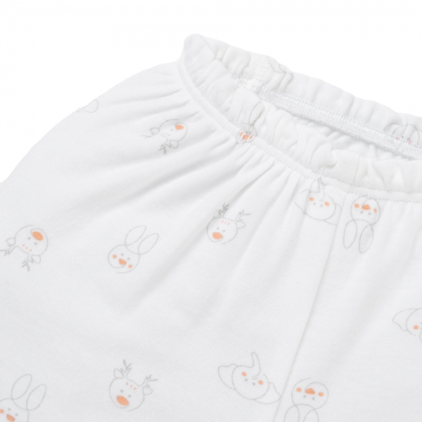 Bộ modal kháng khuẩn ngắn Animo HR VD0625010 (0-6M,Xám-trắng,NN06)