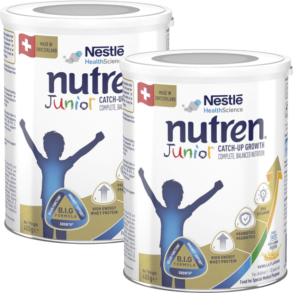 Combo 2 Thực phẩm dinh dưỡng Nutren Junior 400g (1-10 tuổi)