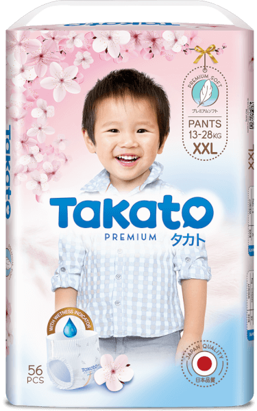 Tã quần Takato siêu mềm mại (XXL, 56 miếng)