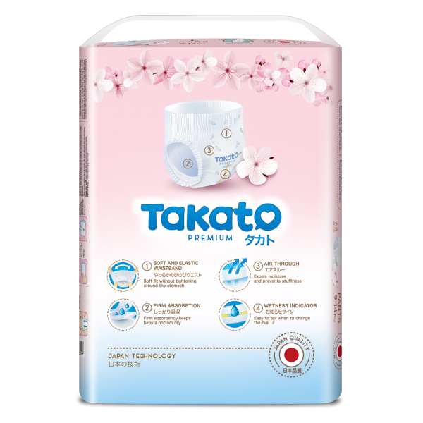 Tã quần Takato siêu mềm mại (L, 68 miếng)