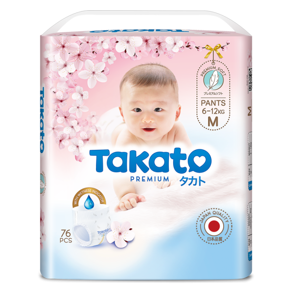 Tã quần Takato siêu mềm mại (M, 76 miếng)