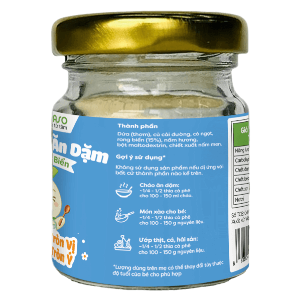 Bột nêm ăn dặm Anpaso vị rong biển 60g