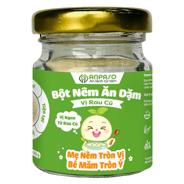 Bột nêm ăn dặm Anpaso vị rau củ 60g