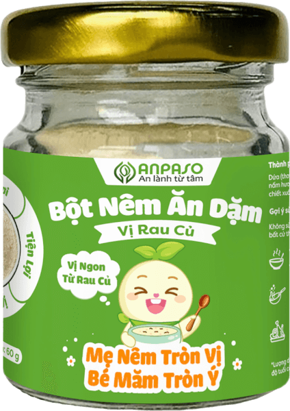 Bột nêm ăn dặm Anpaso vị rau củ 60g
