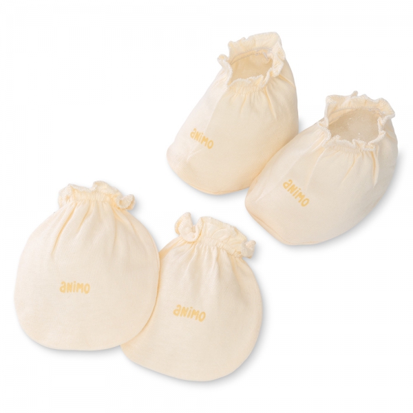 Bộ bao tay chân thun Animo HN0924088 (NB,Nhiều màu,Giao ngẫu nhiên)