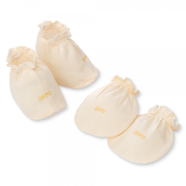 Bộ bao tay chân thun Animo HN0924088 (NB,Nhiều màu,Giao ngẫu nhiên)