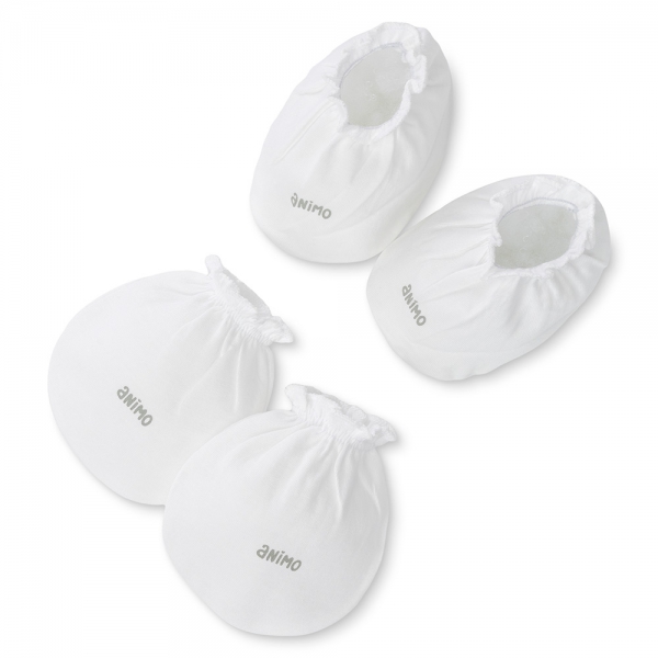 Bộ bao tay chân thun Animo HN0924088 (NB,Nhiều màu,Giao ngẫu nhiên)