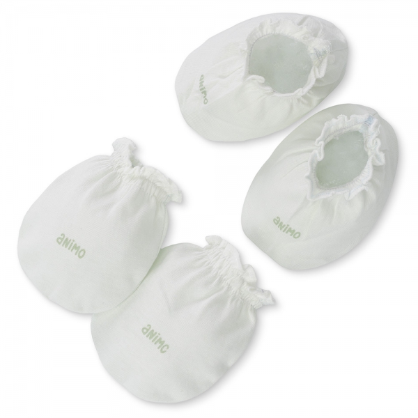 Bộ bao tay chân thun Animo HN0924088 (NB,Nhiều màu,Giao ngẫu nhiên)