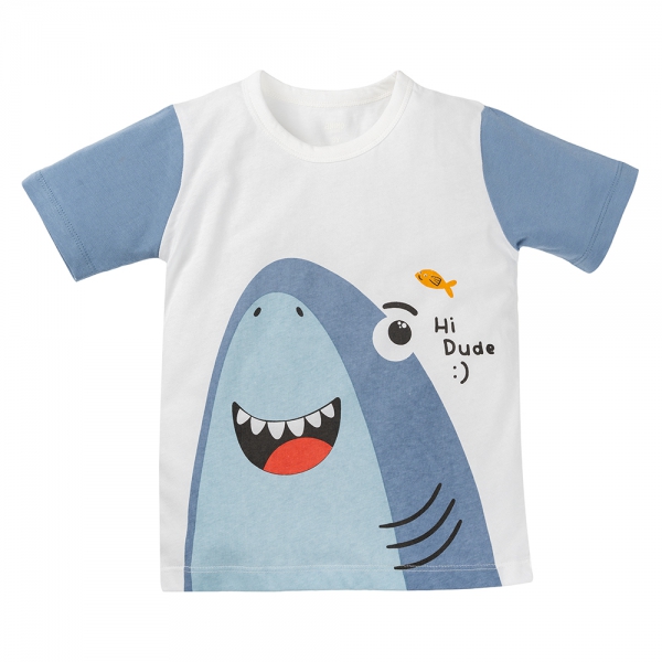 Bộ bé trai ngắn Animo Easy HN1124082 (1-4Y,Xanh dương)