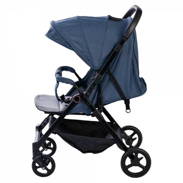 Xe đẩy 2 chiều Animo Q1 (Xám + Xanh denim)