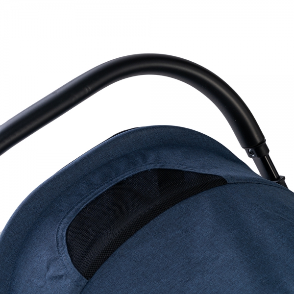 Xe đẩy 2 chiều Animo Q1 (Xám + Xanh denim)