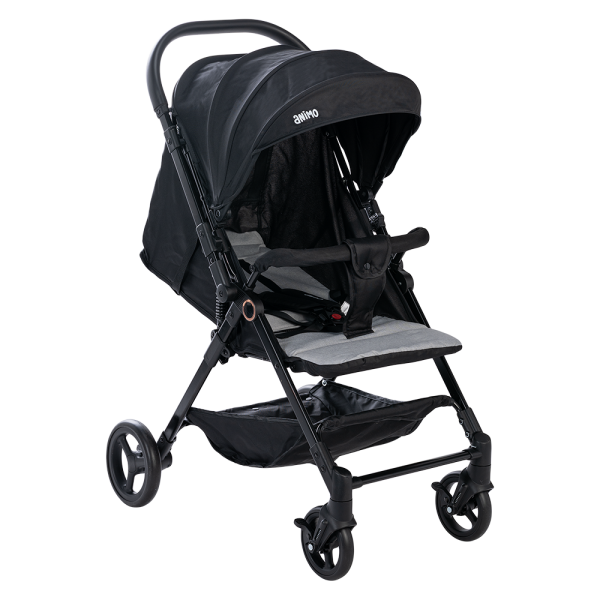 Xe đẩy 2 chiều Animo Q1 (Xám + Đen)