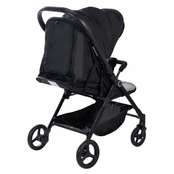 Xe đẩy 2 chiều Animo Q1 (Xám + Đen)