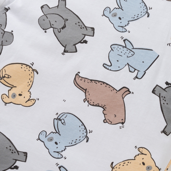 Bộ bé trai ngắn Animo Easy HN0425018 (1Y,Kem-xám,NN03)