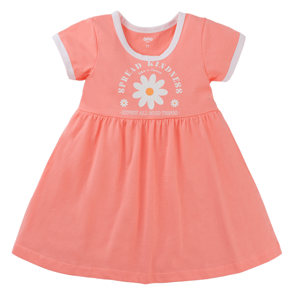 Đầm bé gái Animo Easy TX0525039 (1-4Y,Hồng,TT02)