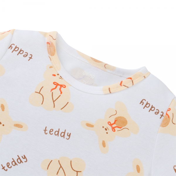 Áo bé gái Animo Easy LU0425044 (1-4Y,Trắng,TT04)