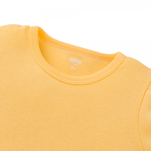 Áo bé gái Animo Easy LU0425042 (1-4Y,Vàng,TT02)