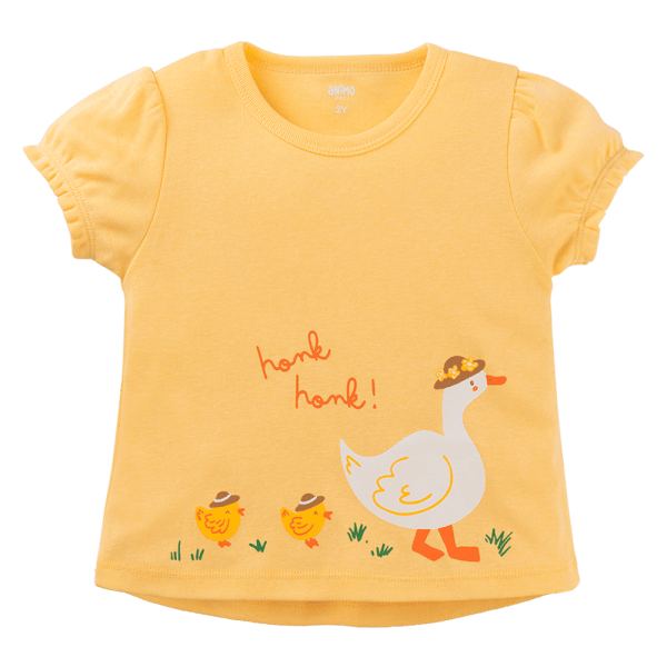 Áo bé gái Animo Easy LU0425042 (1-4Y,Vàng,TT02)