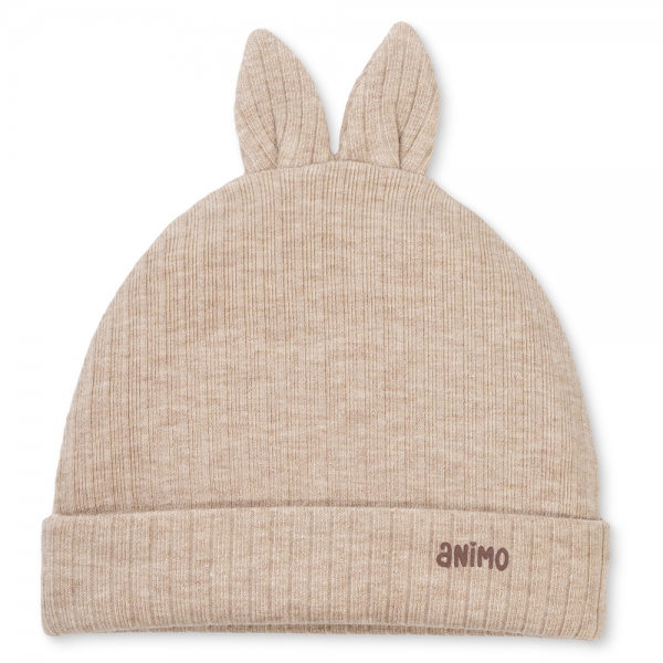 Set 2 nón sơ sinh tai cún Animo HN0625013 (NB,Be-trắng)