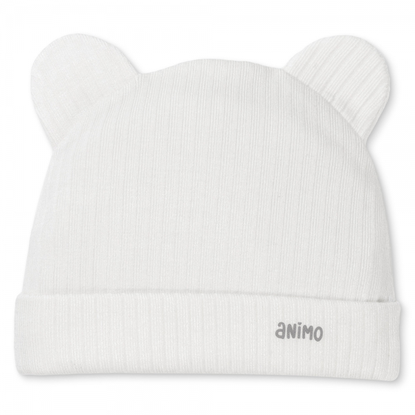 Set 2 nón sơ sinh tai gấu Animo HN0625012 (NB,Vàng-trắng)
