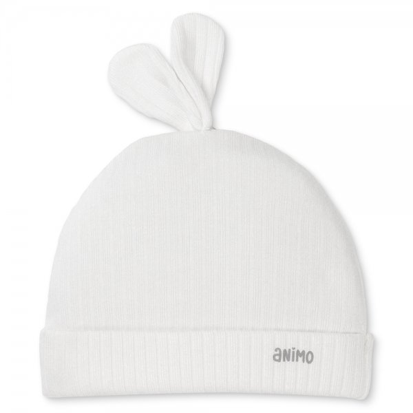 Set 2 nón sơ sinh tai thỏ Animo HN0625011 (NB,Hồng-trắng)