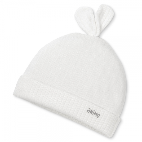 Set 2 nón sơ sinh tai thỏ Animo HN0625011 (NB,Hồng-trắng)