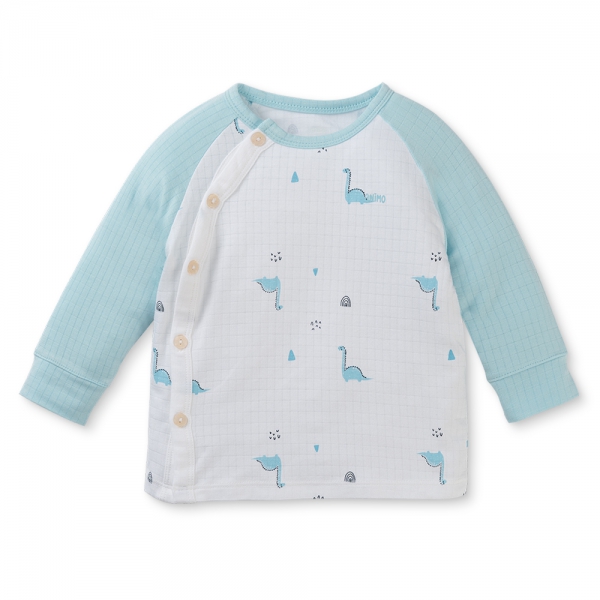 Set 2 bộ rayon chống muỗi dài Animo VD0425028 (0-24M,Xanh-trắng,TT06)