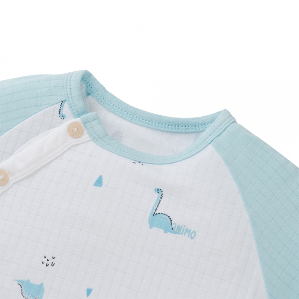 Set 2 bộ rayon chống muỗi dài Animo VD0425028 (0-24M,Xanh-trắng,TT06)