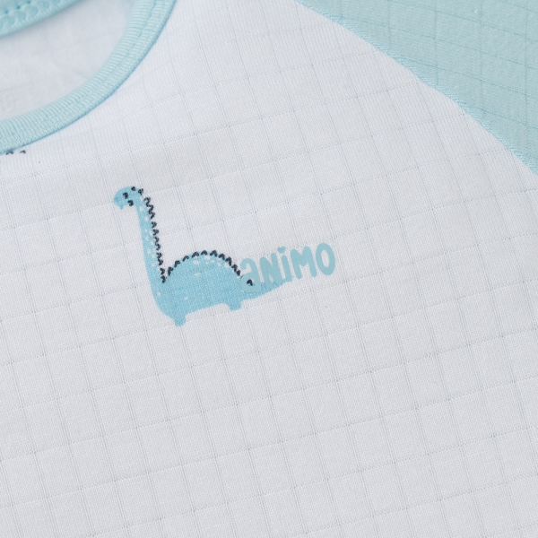 Set 2 bộ rayon chống muỗi dài Animo VD0425028 (0-24M,Xanh-trắng,TT06)