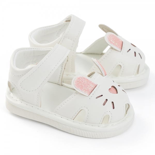 Giày tập đi chút chít Animo BG A2503_MN020 (15-17,Trắng)