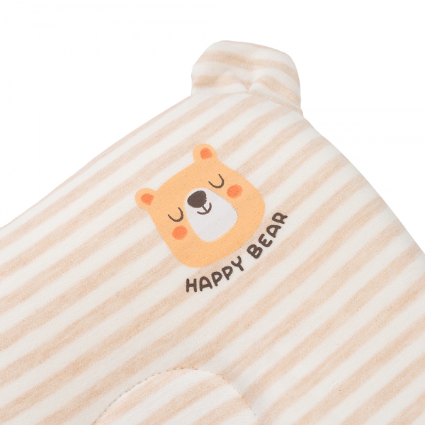 Gối cao su non con gấu Animo B2501_MN001 (20x25x1.5cm,Nâu sọc)