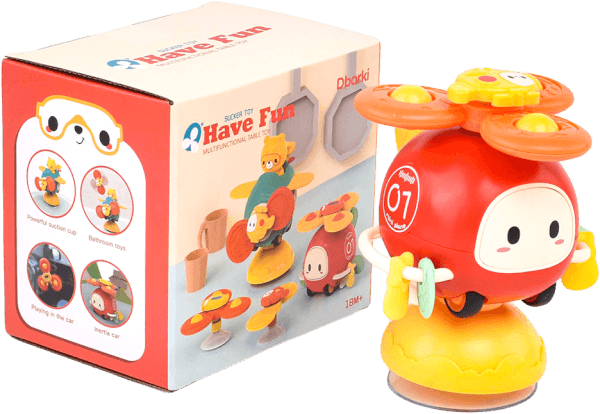 Đồ chơi con quay đa năng 3 trong 1 kèm xe hoạt hình chạy trớn dễ thương YN493140 C502