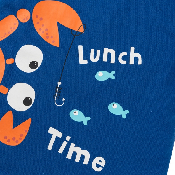 Bộ bé trai ngắn Animo Easy HN1124088 (1-4Y,Xanh coban)