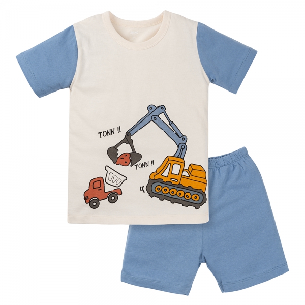 Bộ bé trai ngắn Animo Easy HN1124084 (1-4Y,Xanh dương)