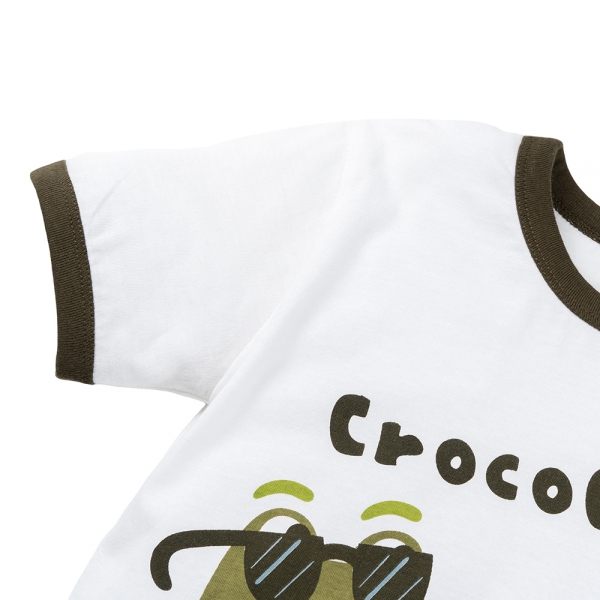 Bộ bé trai ngắn Animo Easy HN1124081 (1-4Y,Xanh rêu)