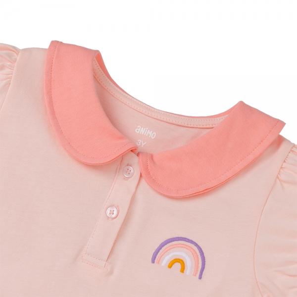 Đầm bé gái Animo LU0425049 (1-6Y,Hồng,TT02)