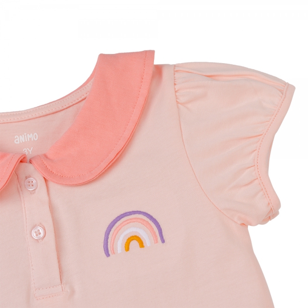 Đầm bé gái Animo LU0425049 (1-6Y,Hồng,TT02)