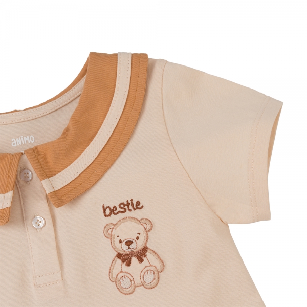 Đầm bé gái Animo LU0425048 (1-6Y,Kem,TT01)